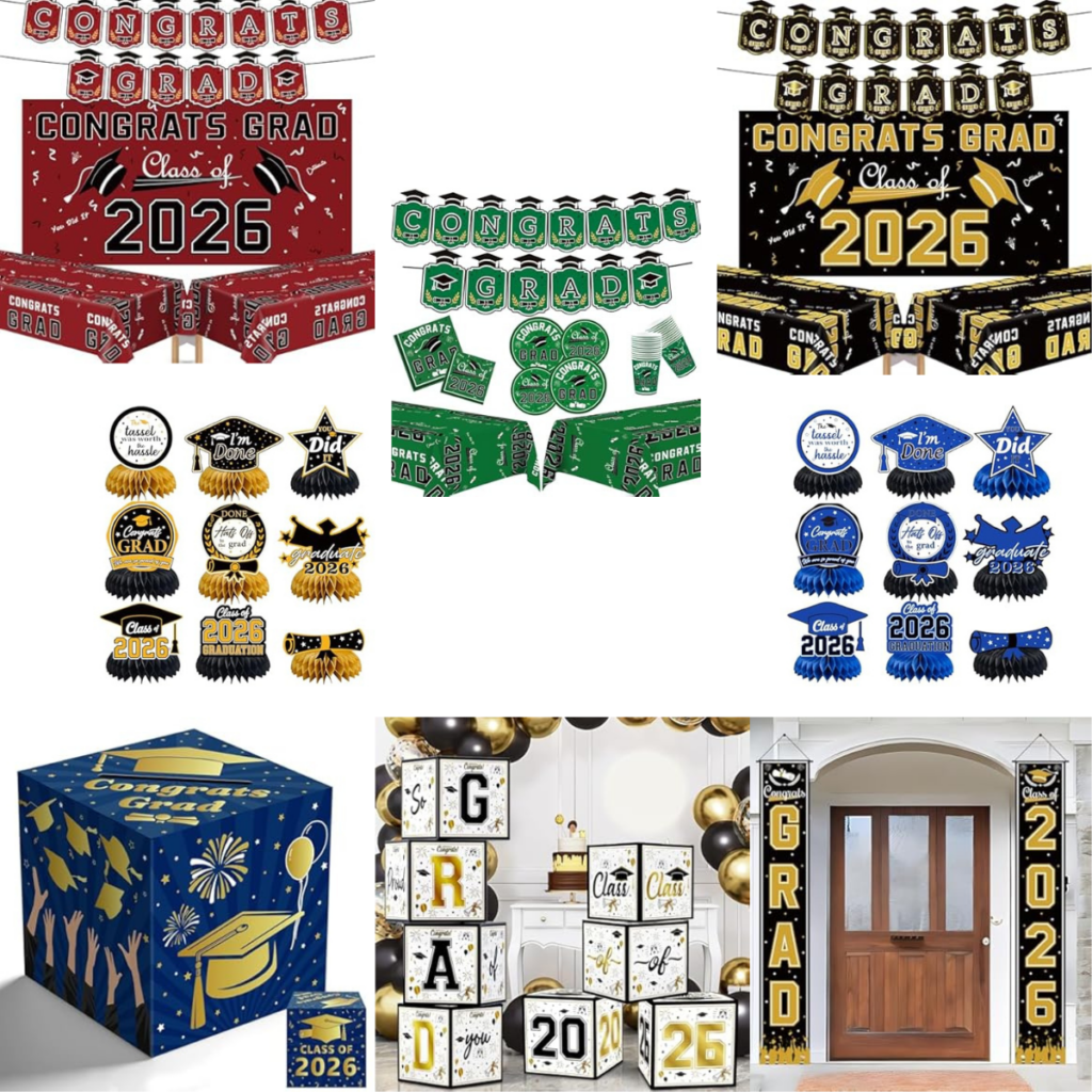 Indoor/Outdoor Graduation decorations for $4-9+ | Smart Savers