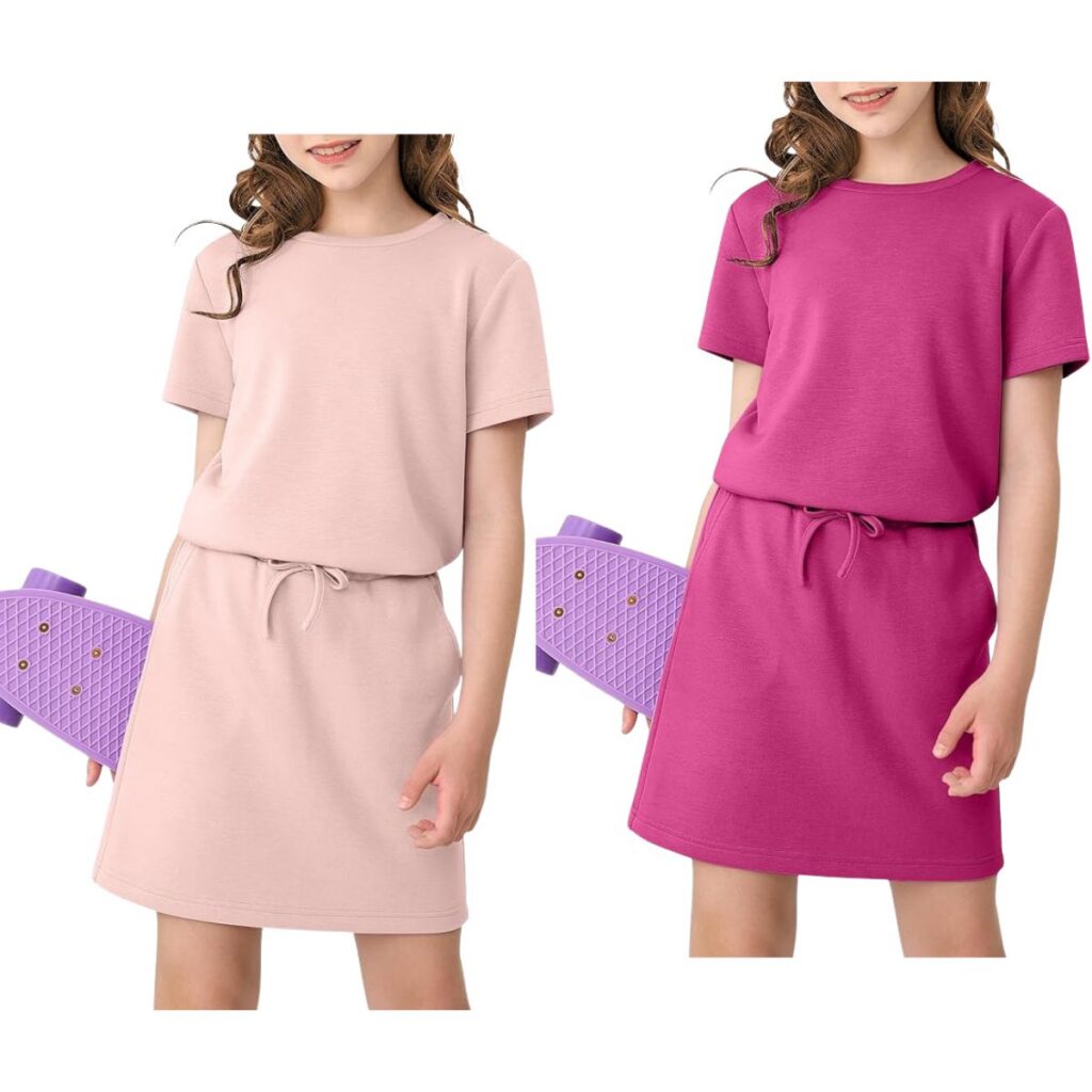 Girls Swimsuits w/ padded bra $9+ | Girls T-Shirts and Skirts set $12 ...