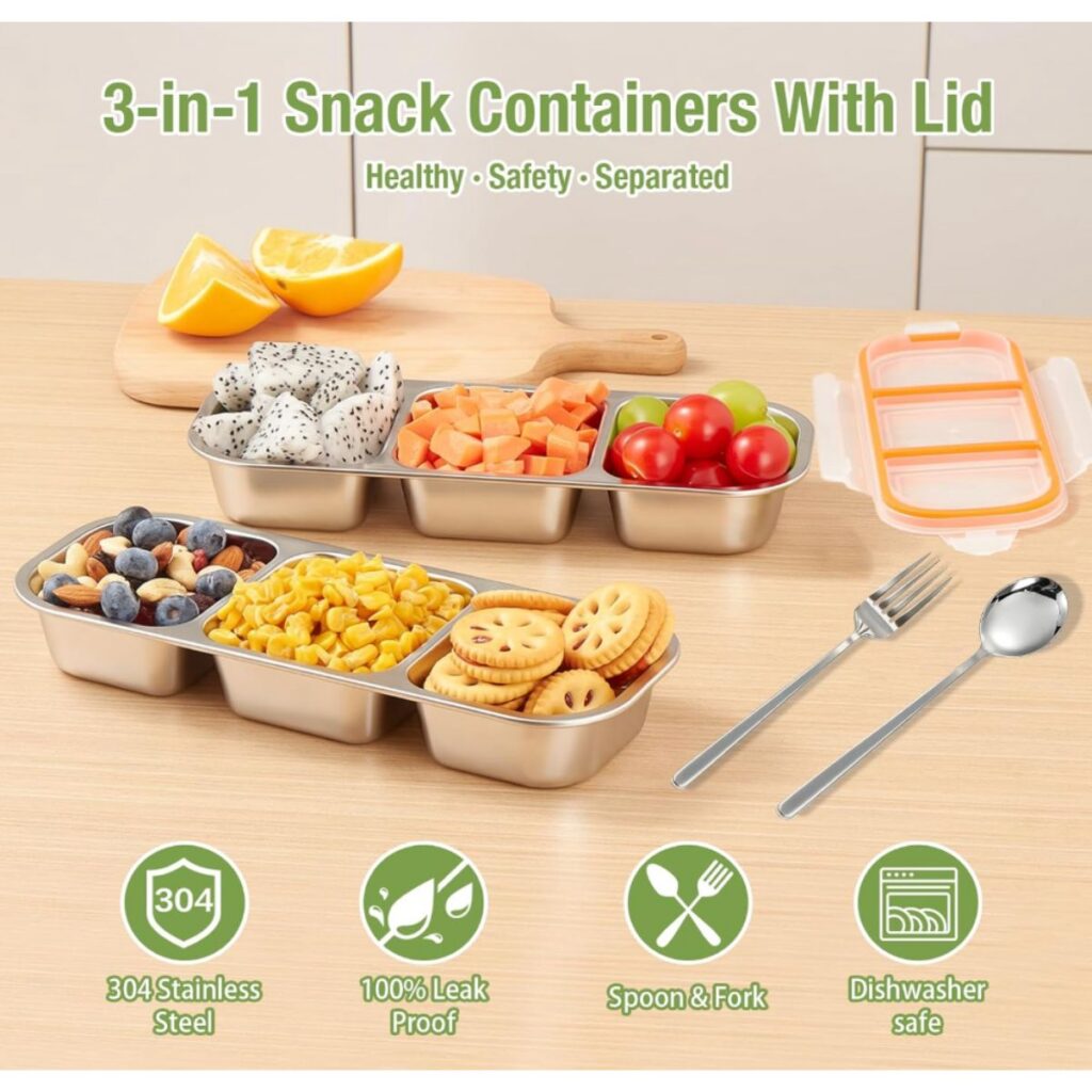 6PC Soup Spoons, $6+ | 2PK SS Snack Containers, $7+ & More | Smart Savers