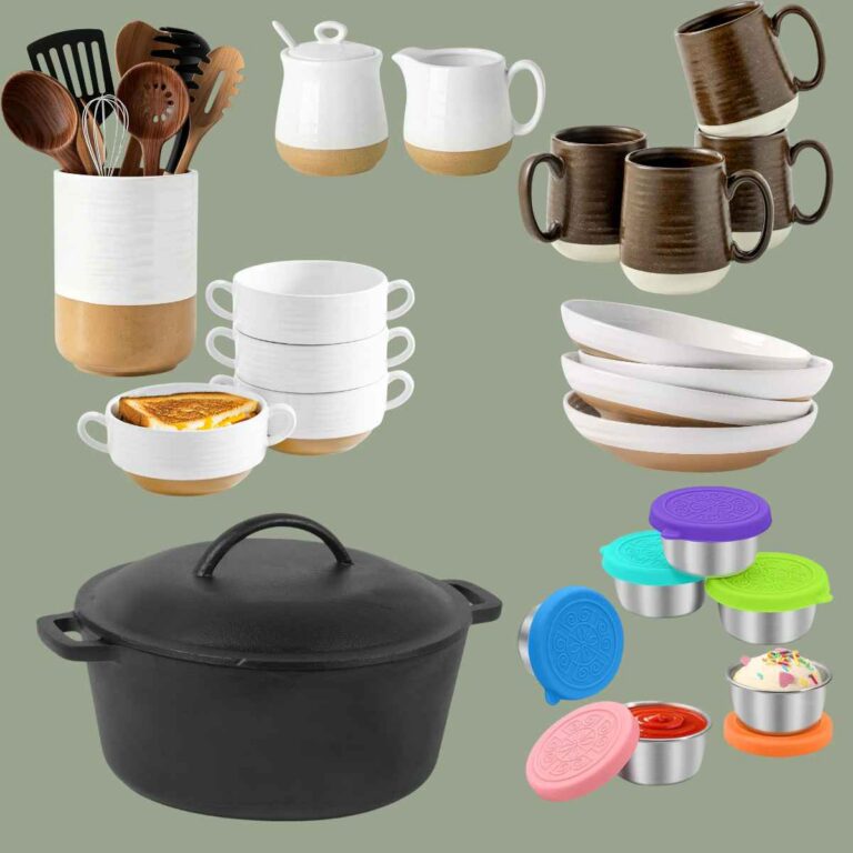 5-Qt Cast Iron Dutch Oven $20+ | SS Condiment Containers $6+ | Ceramic ...