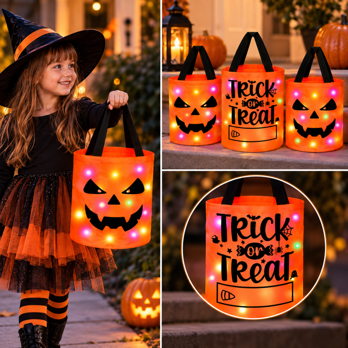 Light Up Trick or Treat Basket $4+ | Smart Savers