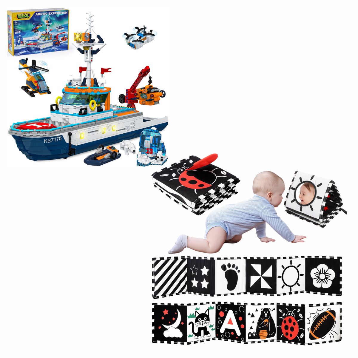 Ship Building Set for $19+|Tummy Time Toys for $5+ | Smart Savers