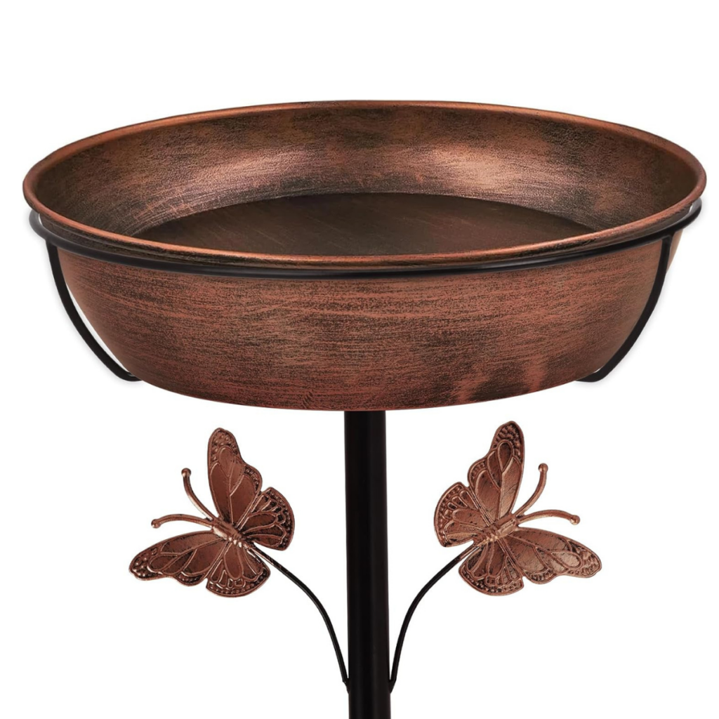 5-Tier Metal Plant Stand $16+ | Metal Bird Bath $15+ | 2Pcs Fake ...